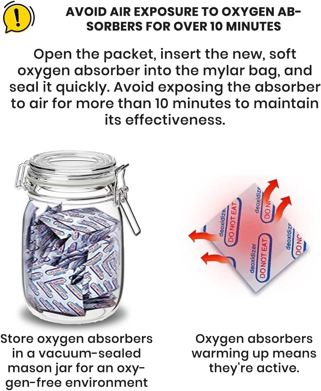 30 Mylar Bags for Food Storage 1 Gallon - Extra Thick 15 Mil - Long Term & Food Grade - Mylar Bags with Oxygen