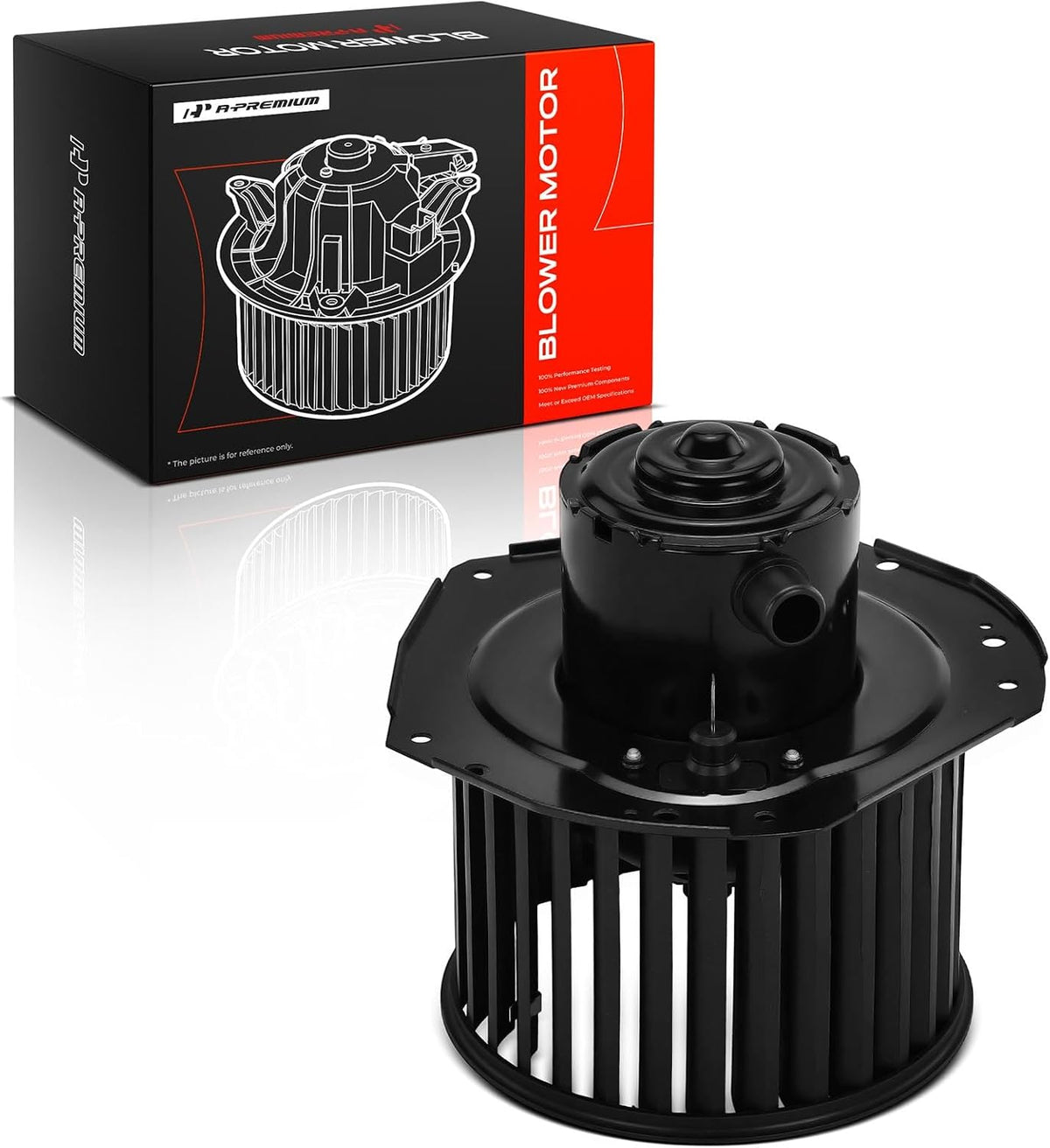 A-Premium Front HVAC Heater Blower Motor with Fan Cage