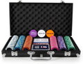 Official World Poker Tour Casino Grade 300‑Piece Poker Set with Aluminum Carry Case, 14g Premium Poker Chips, Cards