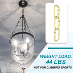 MECCANIXITY Chain Connectors 4mm Thick Pale Gold 3Pack