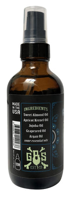 Leather/Cedar-wood scent Beard Oil 4 oz. BIG BOTTLE