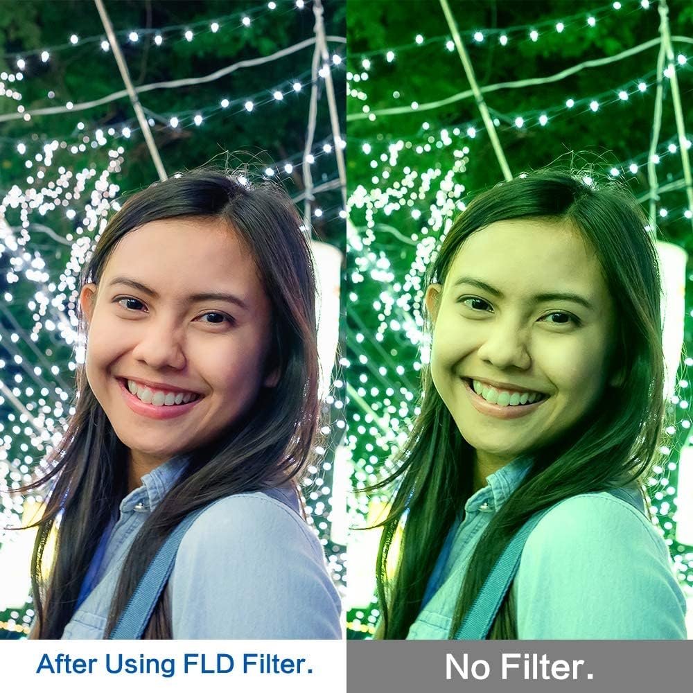 55mm Filter Kit Universal UV CPL FLD Filter Set UV Protection Filter Circular Polarizing Filter Fluorescent Filter