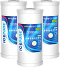 5 Micron 10" x 4.5" Whole House Sediment and Iron Manganese Resin Water Filter Compatible with GE FXHTC, GXWH40L