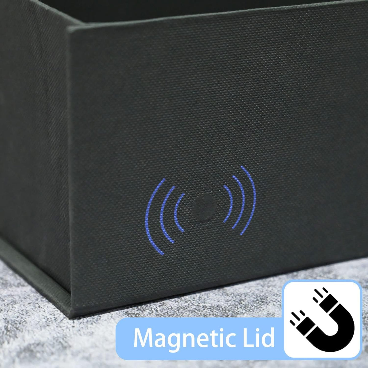 Black Gift Boxes with Lids, 2-Pack 13.5x10x4" Birthday gift box for Present