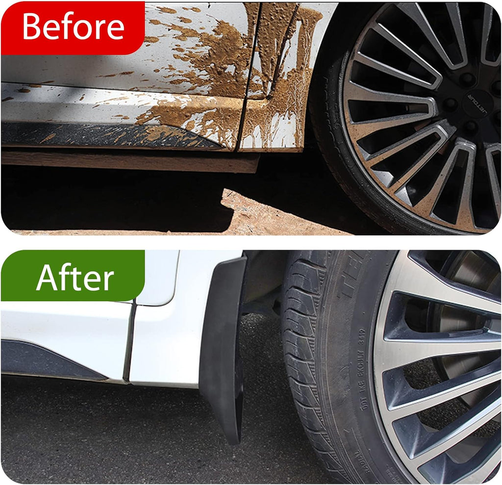 Mud Flaps Splash Guards 4PCS Front & Rear Side Mud Guards Compatible with Ford Focus 2012-2016 Without OEM Fender Flares