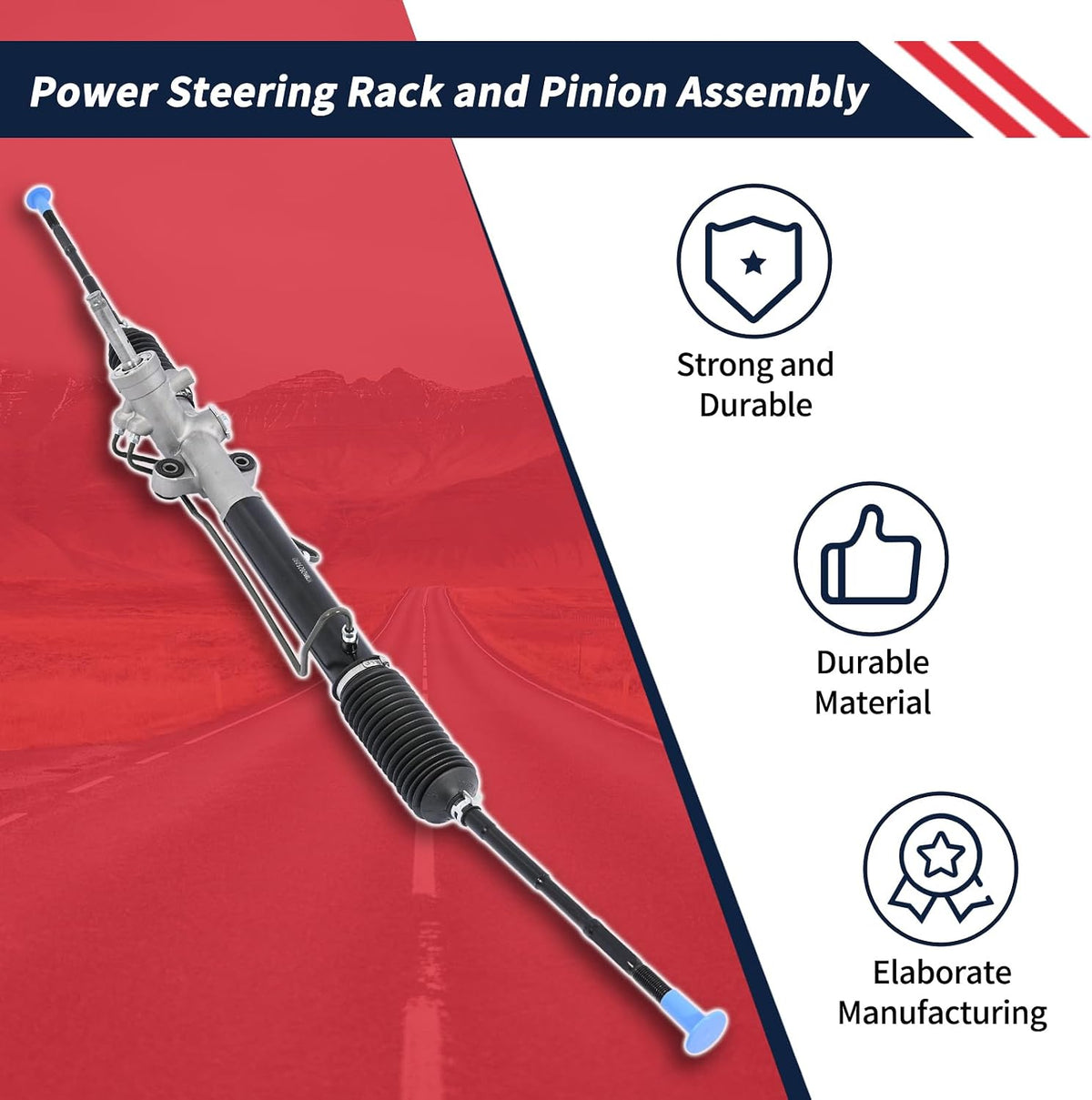 34110SC010 Power Steering Rack & Pinion Assembly Compatible with Subaru Forester 2009 2010 2011 2012 2013 Replace 34110SC011 34110SC012