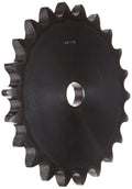 Browning 100A22 Plate Roller Chain Sprocket, Single Strand, Type A Hub, Steel, 1" Stocked Bore, 22 Teeth