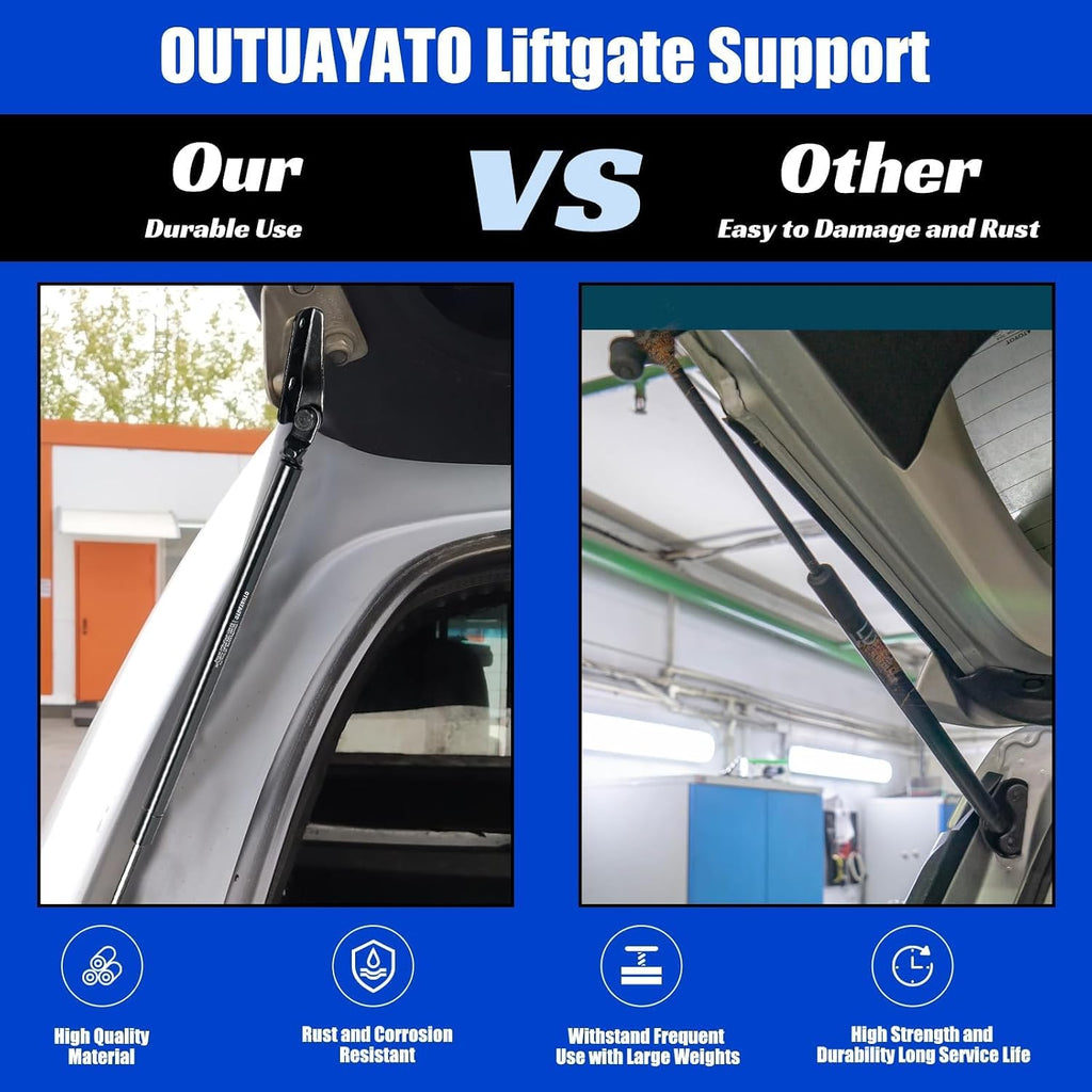 OTUAYAUTO PM3074LR Rear Hatch Shock Struts Replacement for 2010-2014 Subaru Legacy Outback 2.5i/3.6R/Base/Limited Wagon Set Tailgate Lift Supports Gas Spring 63269AJ00A (Pack of 2)