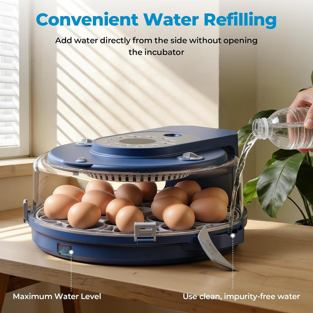 Egg Incubator for Hatching Eggs, 5 Preset Incubation Modes & 1 Custom Mode