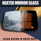 Passenger & Driver Side Mirror Glass for Chevrolet Corvette C6 2005-2013