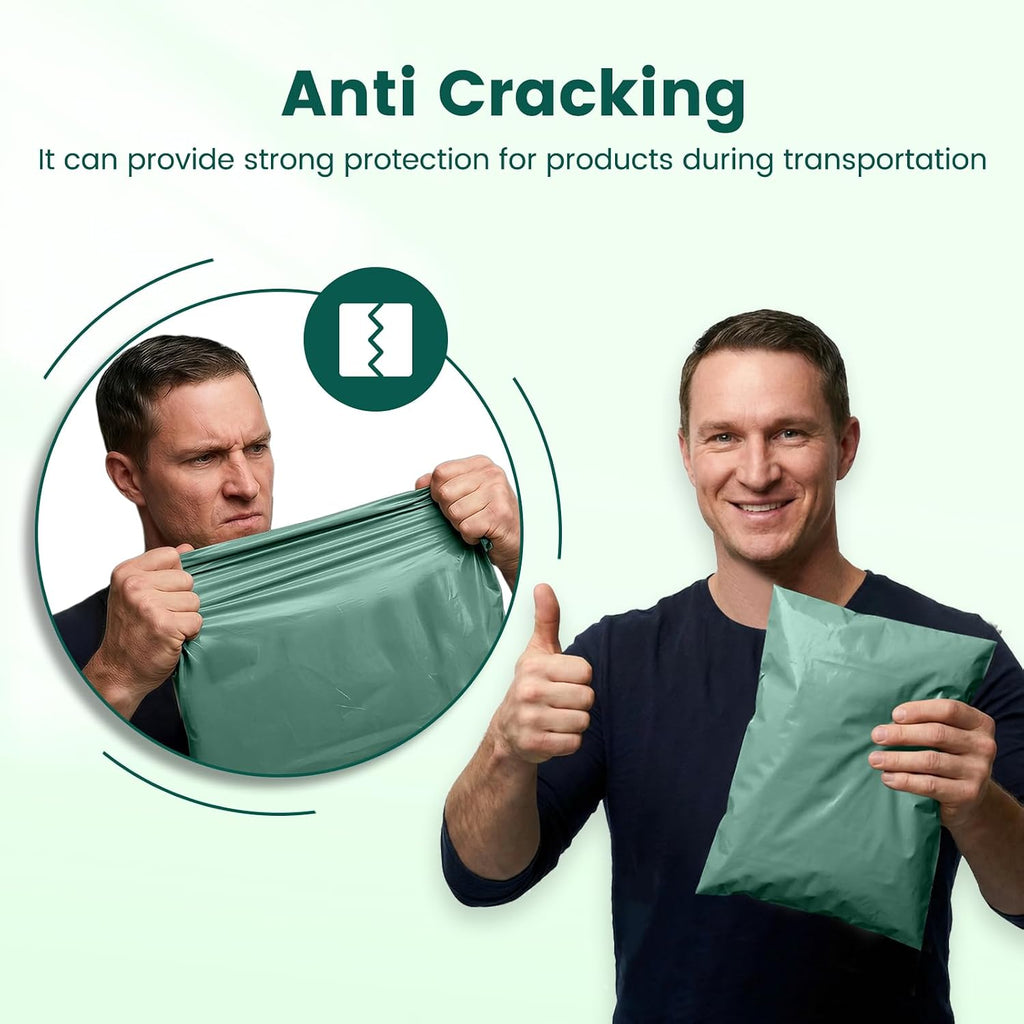 Poly Mailers 10x13 50 Pack, Small Self Seal Shipping Bags | Durable Waterproof Tear-resistant Mailing Envelopes