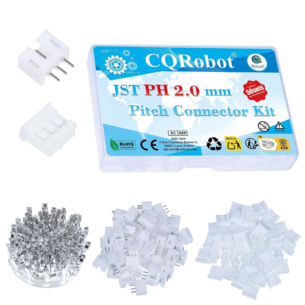 CQRobot JST PH 2.0mm Pitch 3-Pin Electronic Computer Connector Adapter