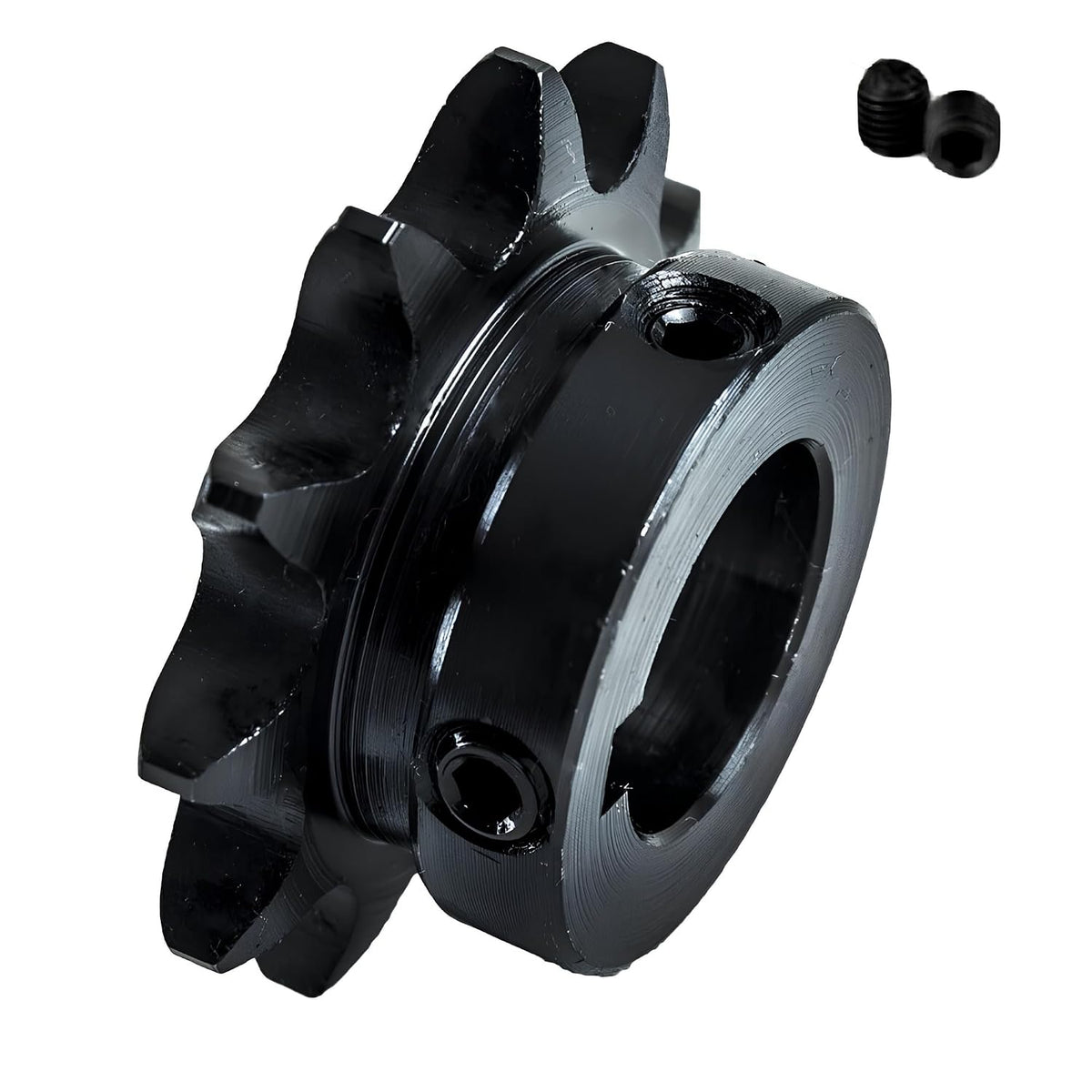 Jeremywell #50 Roller Chain Sprocket, 12 Tooth B-Hub, 1" Bore