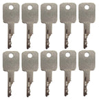 10 Pack Ignition Keys for Bobcat, Terex, Broce, Ditch Witch, Genie, Grove, Ingersoll-Rand, JLG, Pollock, Tenant, Timberjack, Vermeer, Volvo 307852A1, 6693241, 6709527, 714602, A77313, D250 (10)