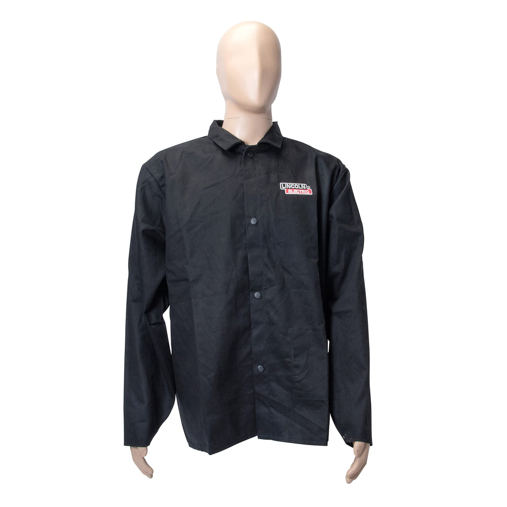 KH808L Black Large Flame-Resistant Cloth Welding Jacket