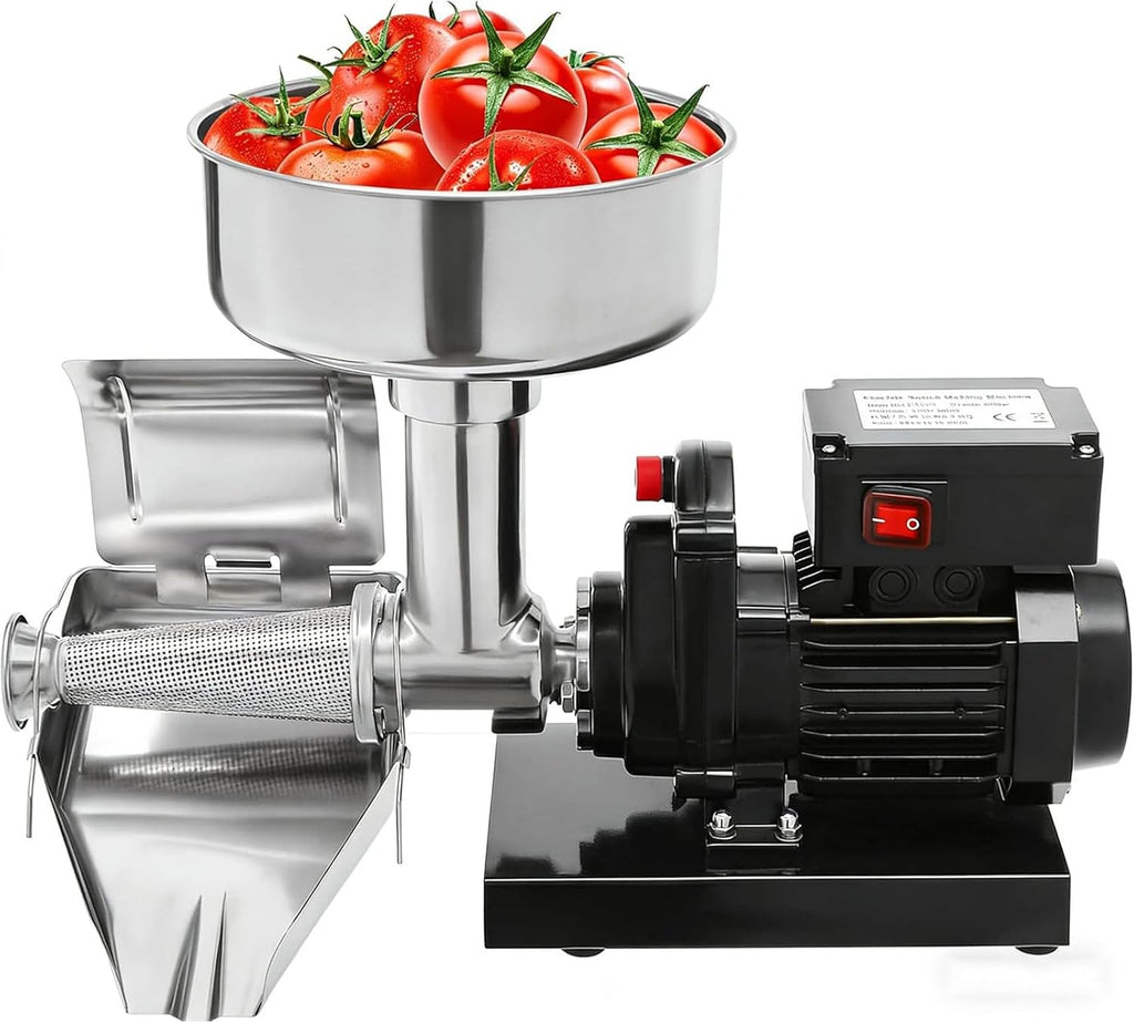 Commercial Tomato Strainer Machine, 50 Kg/H, Electric Tomato Press, Food Milling Press Machine