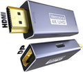 HDMI to DisplayPort Adapter Uni-Directional (4K@60Hz/1080P@120Hz) - 1 Pack | HDMI (Source) 2.0 Male to DP (Display)