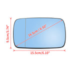 uxcell Left Side Mirror Glass with Backing Plate for BMW E39 1998-2005