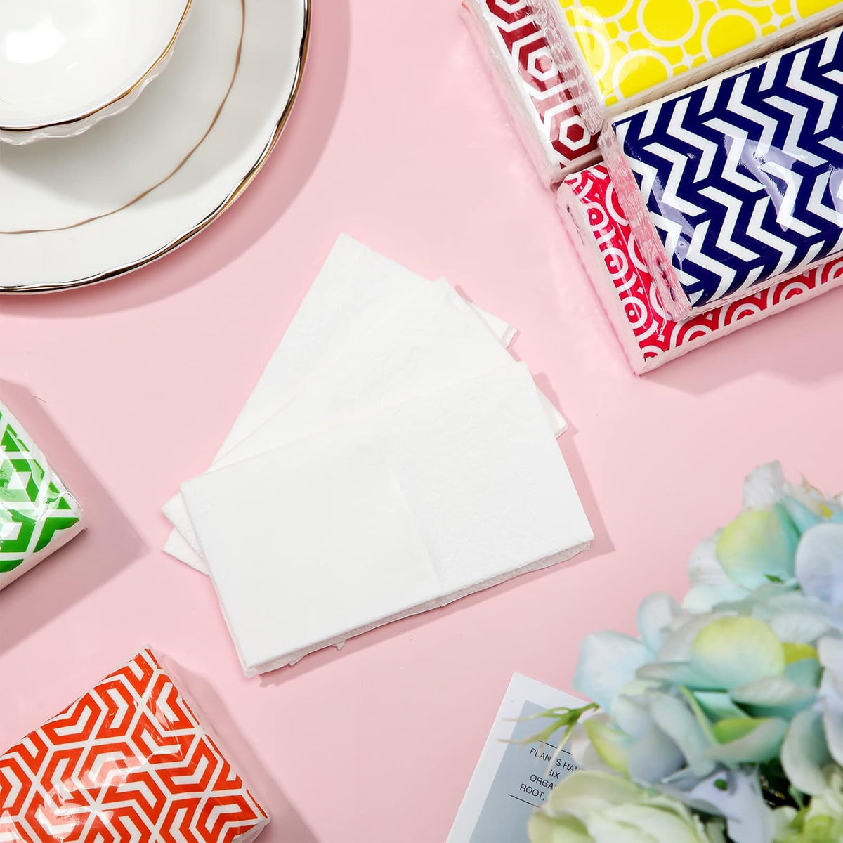 800 Pcs 3 Ply Travel Tissues Bulk Pocket Sized Packs Facial Tissue