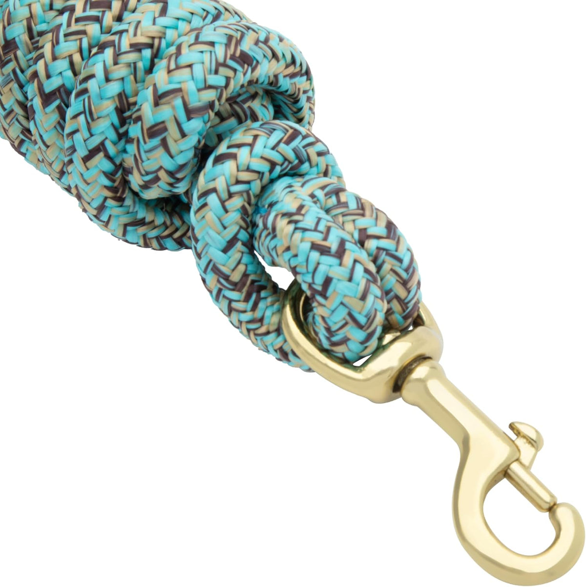 10' Horse Cowboy Lead Rope with Brass Snap