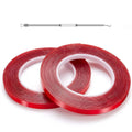 (2Pcs) Double-Sided Tape,1/4inch x 78inch Strong Adhesive