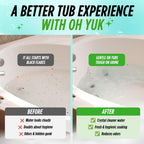 Oh Yuk Jetted Tub Cleaner 2 Pack for Jacuzzis & Whirlpools, Septic Safe