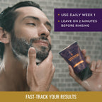 Control GX + THK Thickening Beard Wash, Gray Reducing, 4 Fl Oz