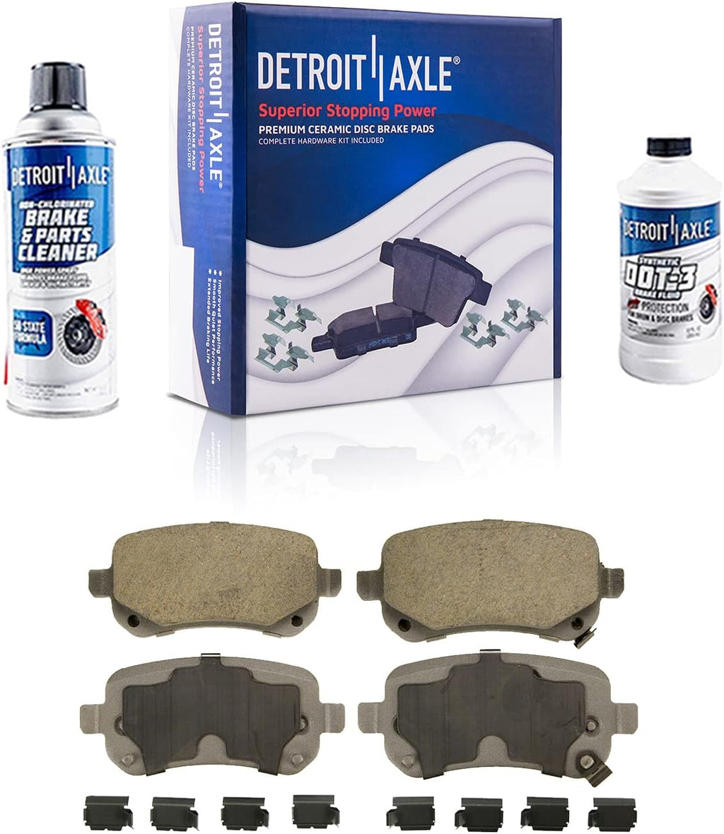 Brake Kit for Chrysler Town & Country Dodge Grand Caravan | VW Routan, 11.89'' inch Front and 12.00'' inch Rear Disc