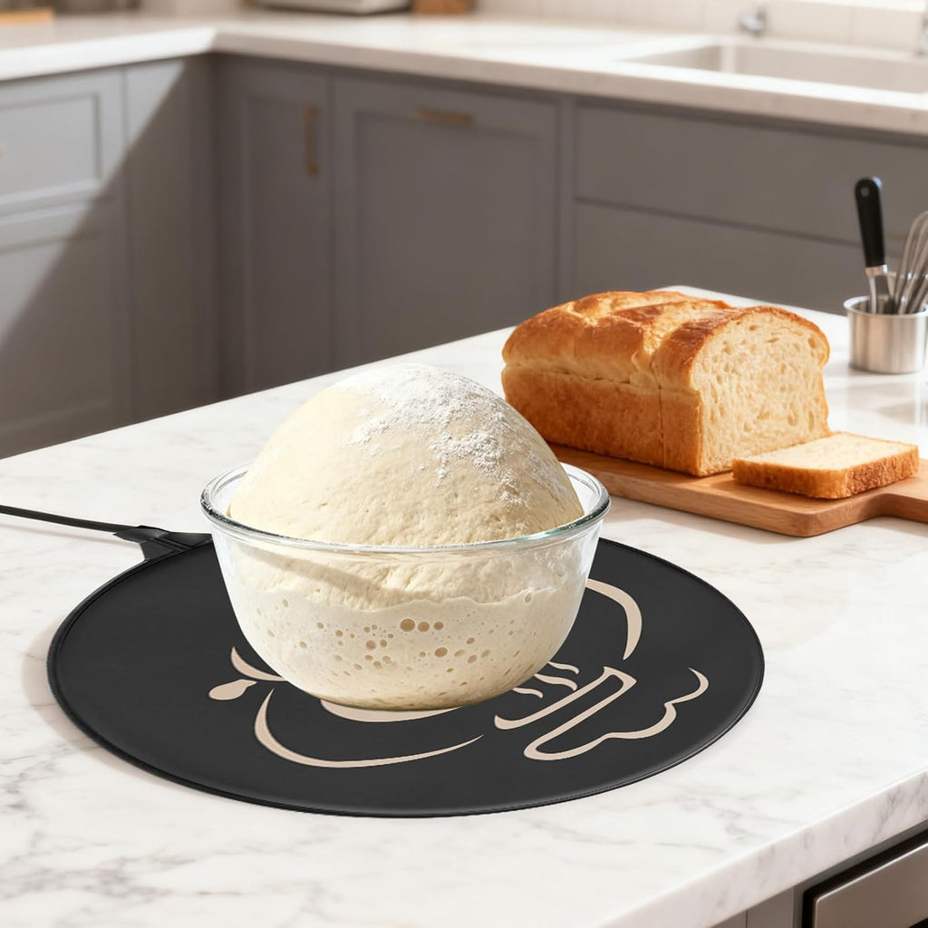 Bread Proofer Mat with Insulated Lid, Winter Sourdough Dough Proofing Box