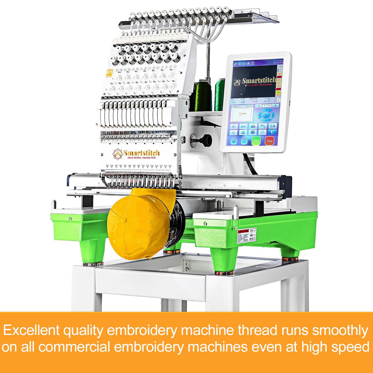 25 Basic Color Huge Spool Polyester Embroidery Machine Thread