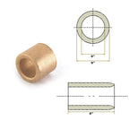 XIKE 6x9x8mm Sintered Bronze Sleeve Bearing Bushing (10 Pack)