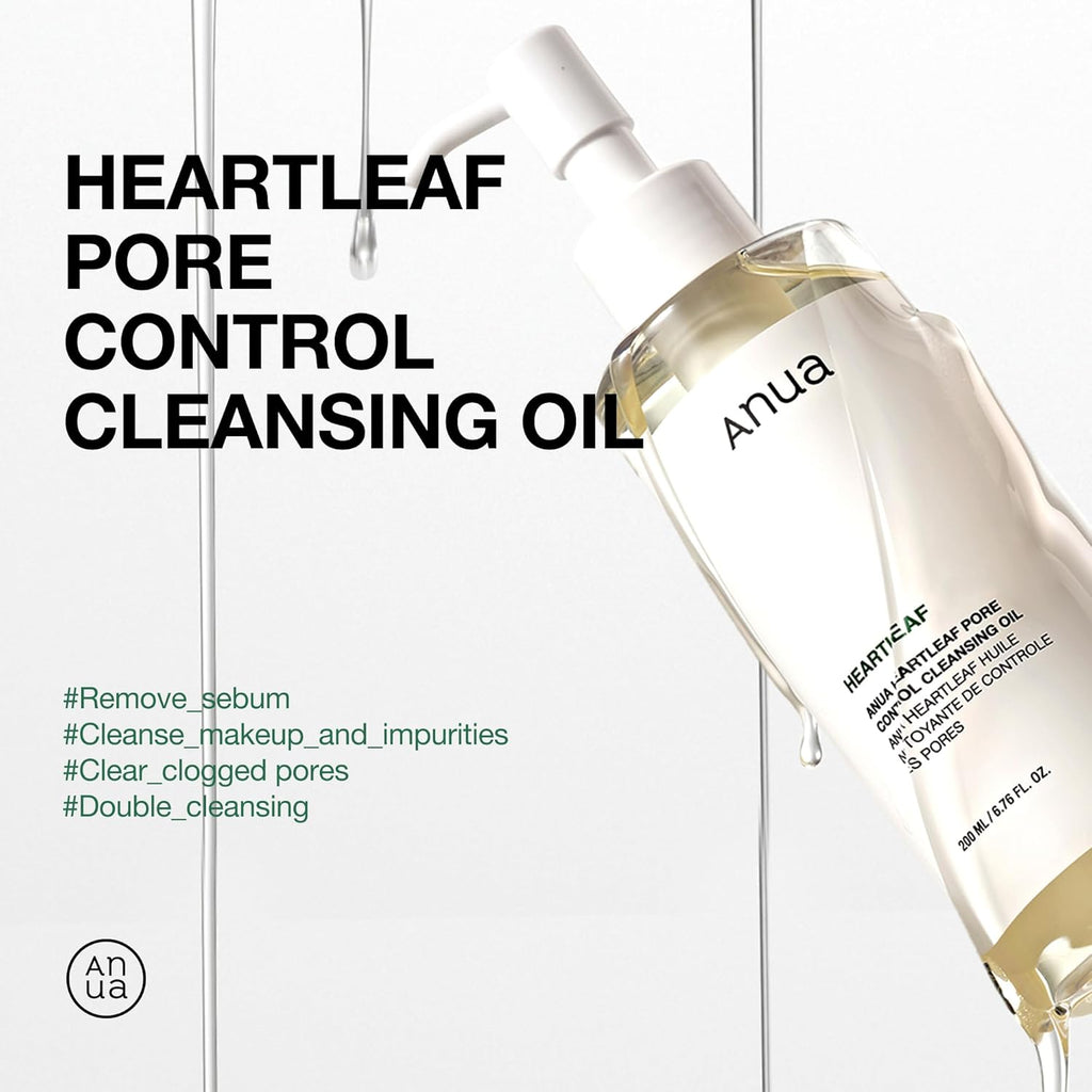 3-Step Glass Skin Beginner Set, Oil Cleanser and Face Wash with Facial Serum, Double Cleansing Daily Routine with