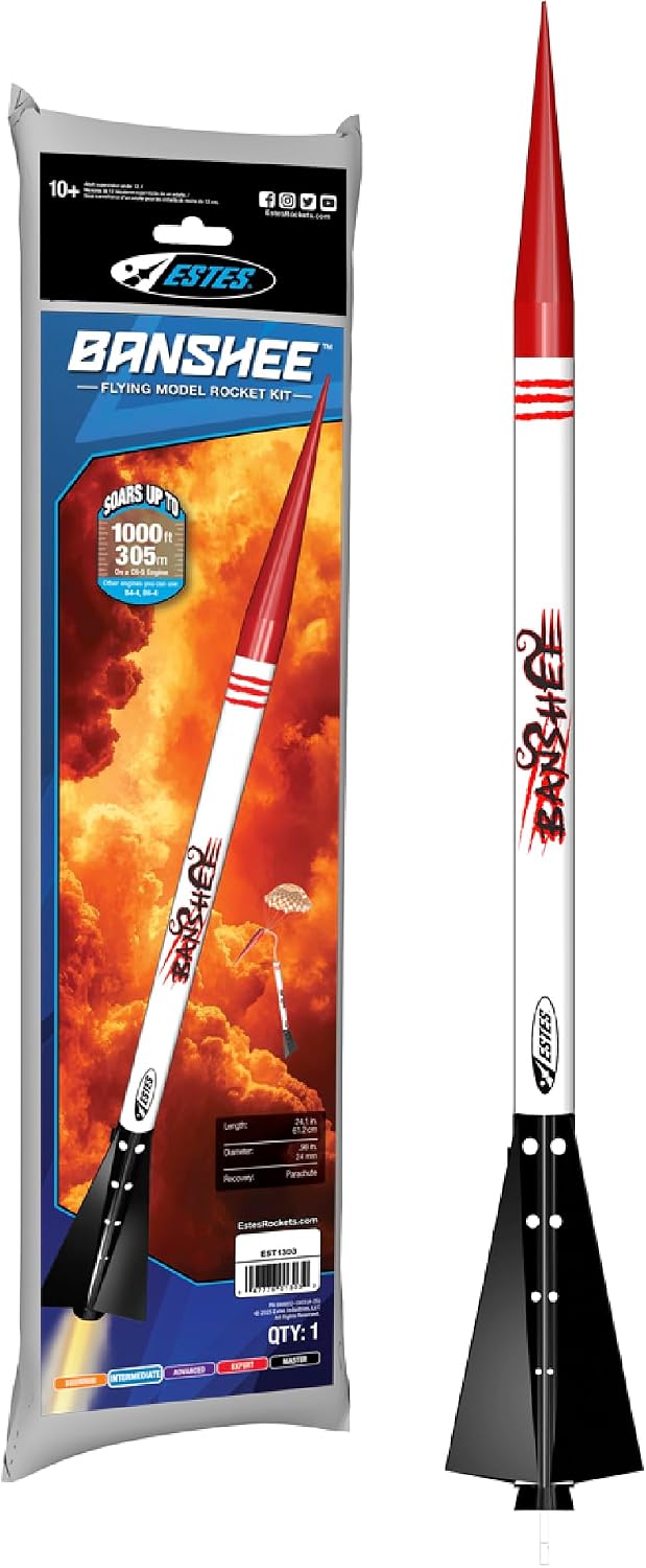 1303 Banshee Intermediate Model-Rocket Kit