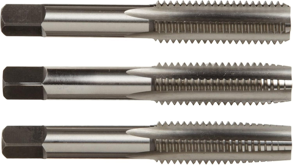 Alfa Tools CSHTS70517 10-32 Carbon Steel Hand Tap Set Taper/Plug/Bottom