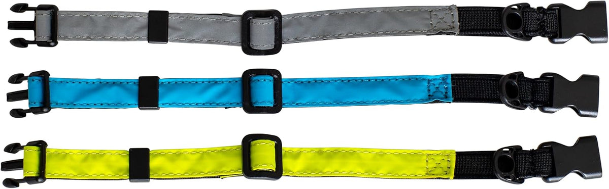 Reflective Silver Stretch Cat Collar – Escape-Safe Alternative to Breakaway
