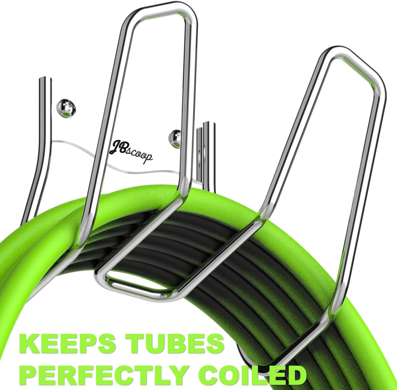 Garden Hose Holder, Garden Hose Hanger Wall Mount for Water Hose, Extension Cords, Air Compressor Hose, Heavy Duty &