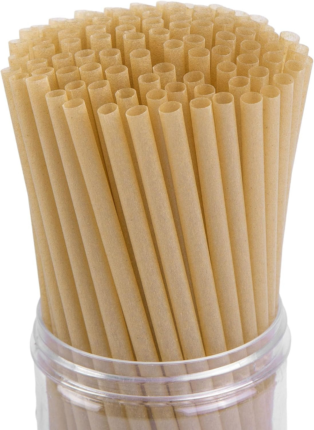 Sugarcane Straws, 200PCS Drink Straws Disposable for Hot Cold Drinks