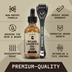 Beard Growth Oil with Applicator - 2 Fl Oz, Vanilla