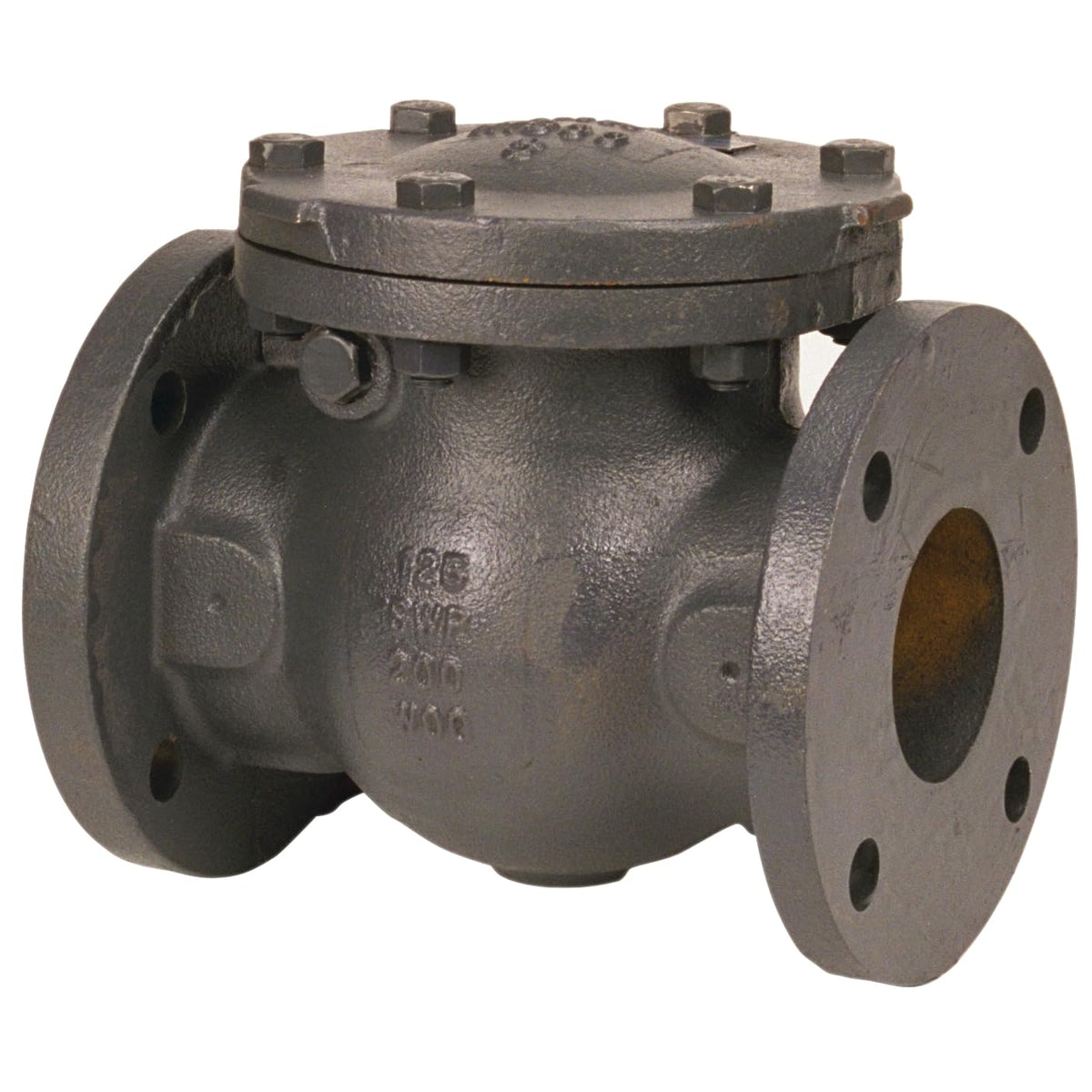 NIBCO Fig No F-918-B, 3 in. Cast Iron Check Valve, Cast Iron, Swing, Flanged, Flanged