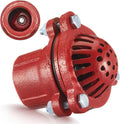 Cast Iron Foot Valve, NPT Threaded Check Valve with Strainer, 2 Inch