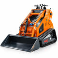 Mini Skid Steer Loader 23HP Dual-Cylinder Track Loader with Bucket