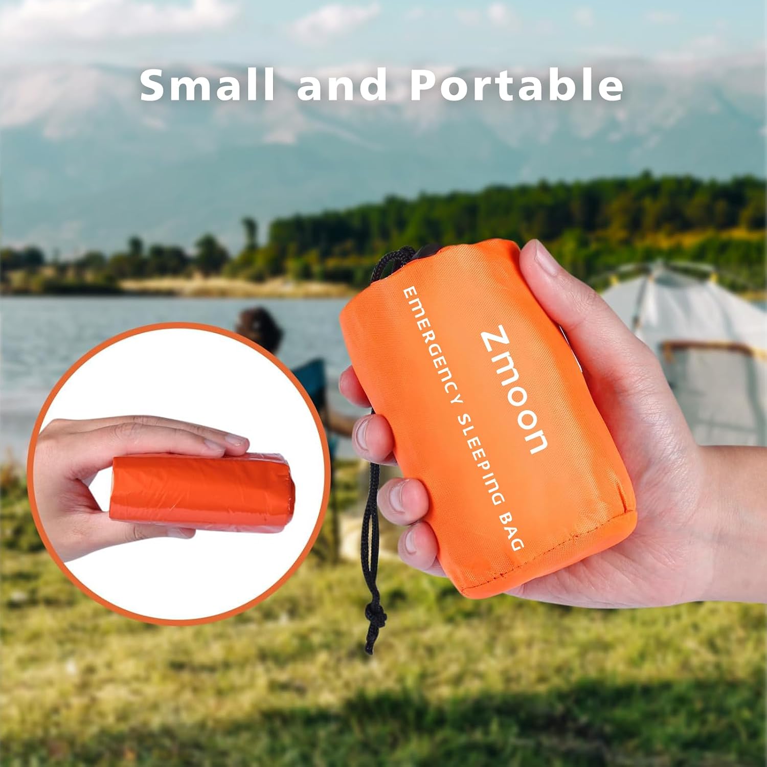 Emergency Sleeping Bag Survival Bag, Portable Waterproof Thermal Bivy Sacks,Bivvy Bags,Camping Mylar Sleeping Bag