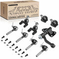 A-Premium 9Pcs Front Suspension Kit, Upper & Lower Ball Joint