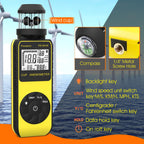 93Mph Wind Cup Anemometer HVAC Handheld Wind Speed Meter Air Flow Meter