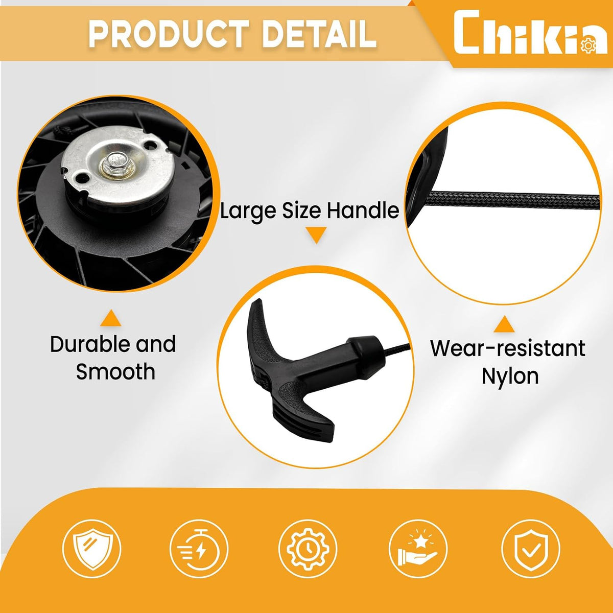 Chikia 951-14396 Pull Start Recoil Start Compatible with MTD 751-14396