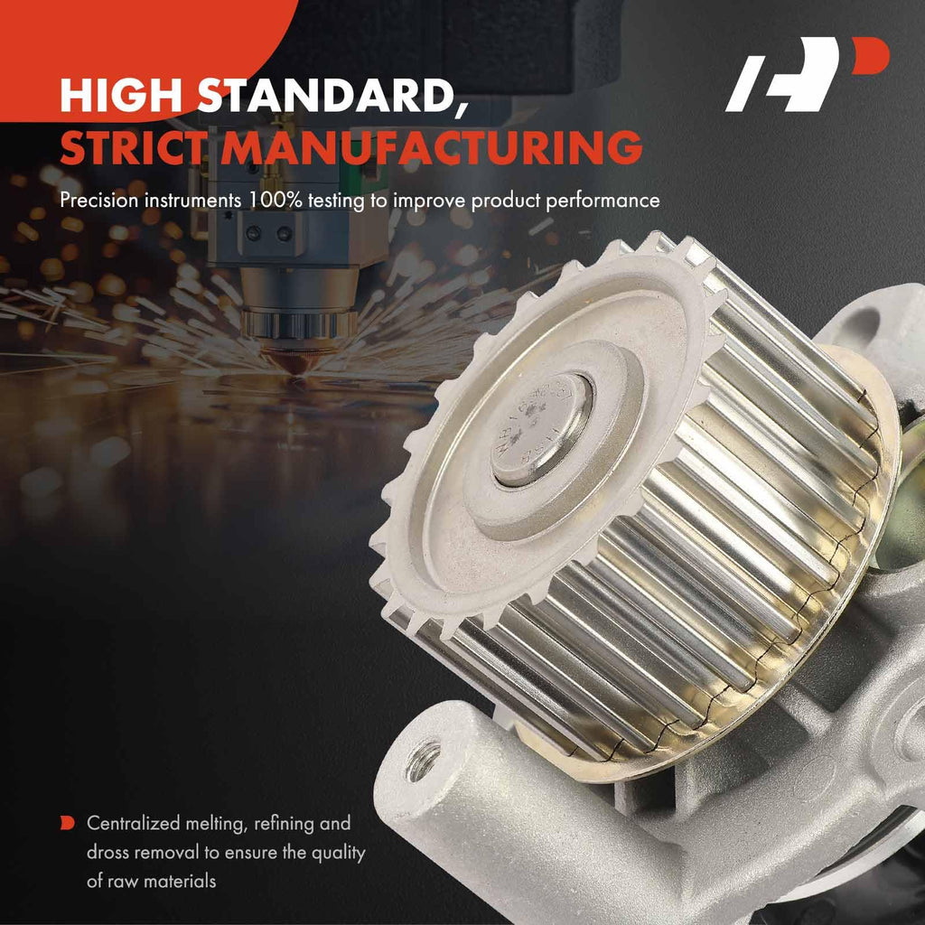 A-Premium Engine Water Pump (L4 2.0L) Compatible with Audi, Volkswagen