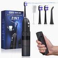 Electric Toothbrush with Water Flosser, 2 in 1 Cordless Toothbrush and Water Flosser Combo,Water Flosser for Travel
