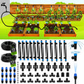 Drip Irrigation System 230FT – Quick Connect Garden Watering Kit with Adjustable Drip Emitters, 1/4” & 5/16” Tubing