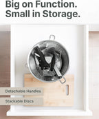 Hungry Artisan Compact Food Mill for Applesauce & Tomato Sauce
