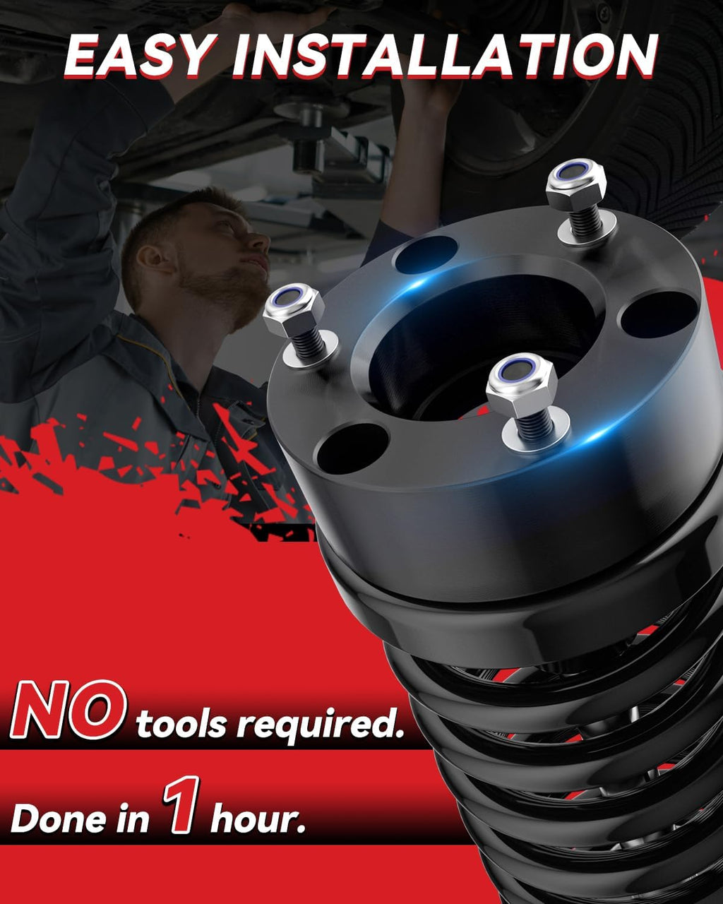 PROEZE 3 inch Front Leveling Kit for 2004-2026 F150 2WD 4WD
